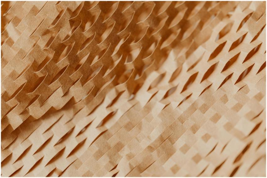 Close-up of a textured, abstract pattern in beige