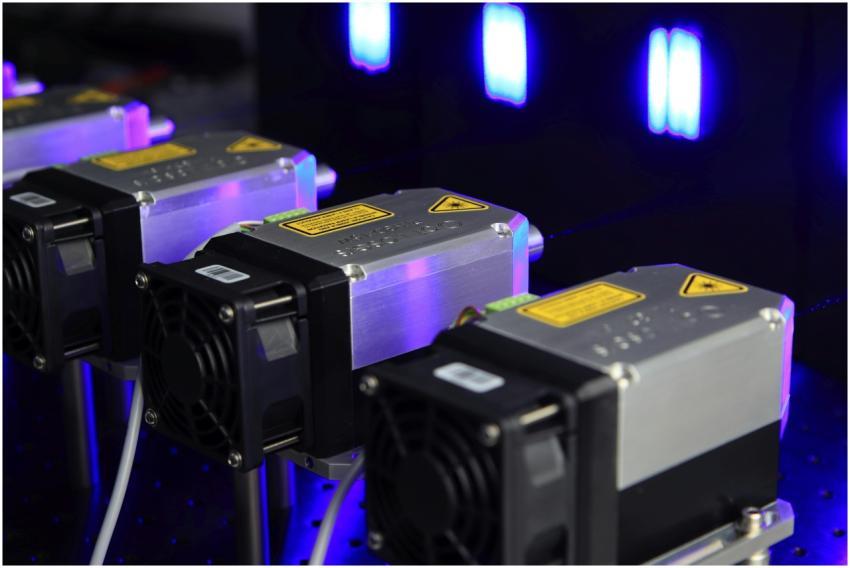 In-depth view of advanced laser equipment used for