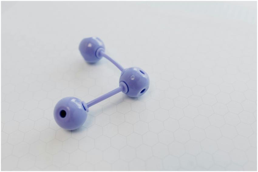 Abstract representation of a molecular structure u