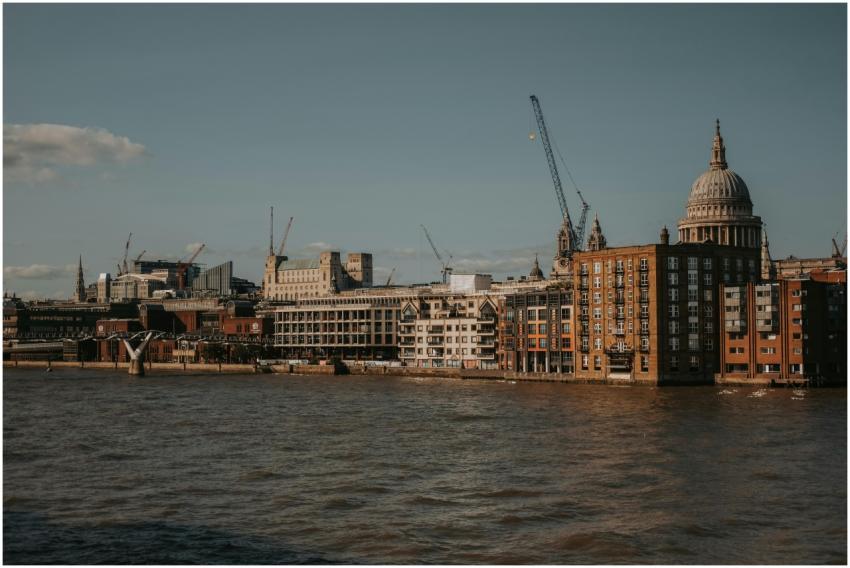 Stunning view of London's riverside architecture f