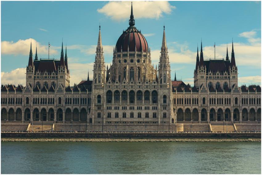 Majestic view of the Hungarian Parliament Building