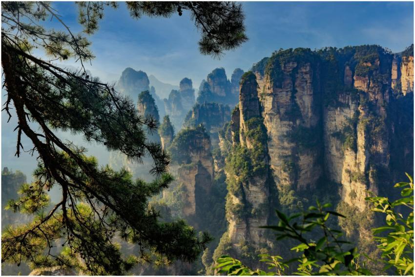 Spectacular Zhangjiajie Sandstone Pillars