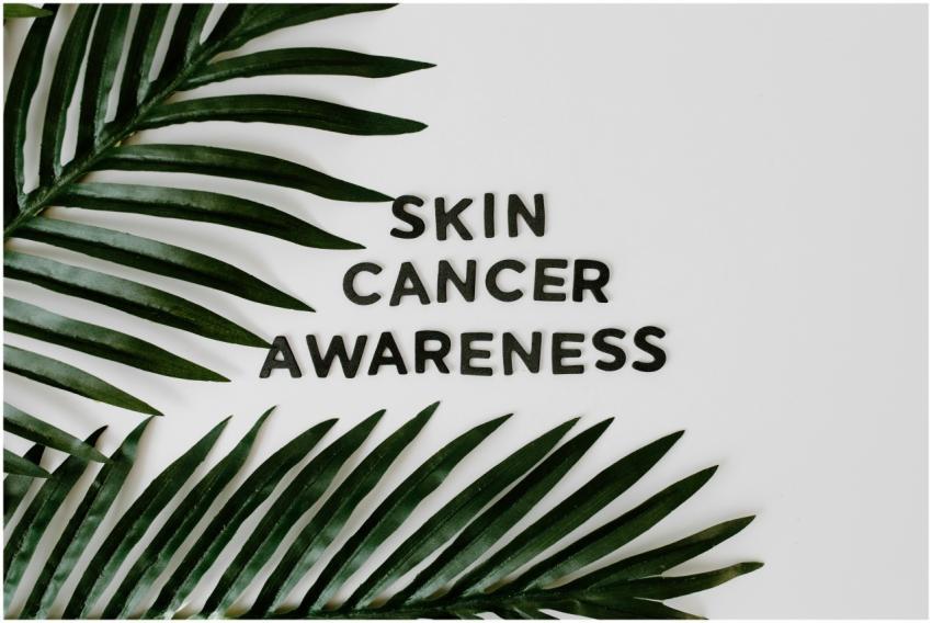 Conceptual image highlighting skin cancer awarenes