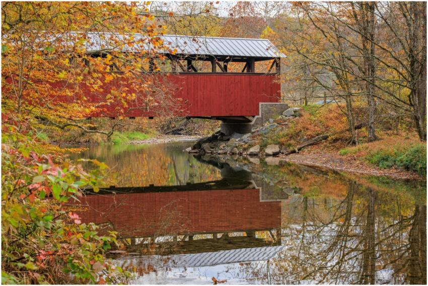 Rustic Red Covered Bridge