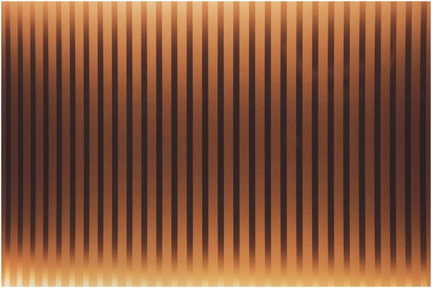 Abstract warm-toned retro striped wallpaper for de