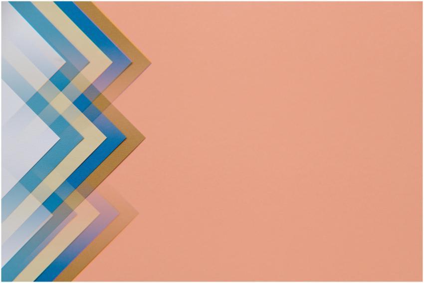 Modern abstract geometric design featuring layered