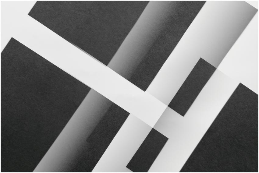 Dynamic black and white abstract geometric pattern