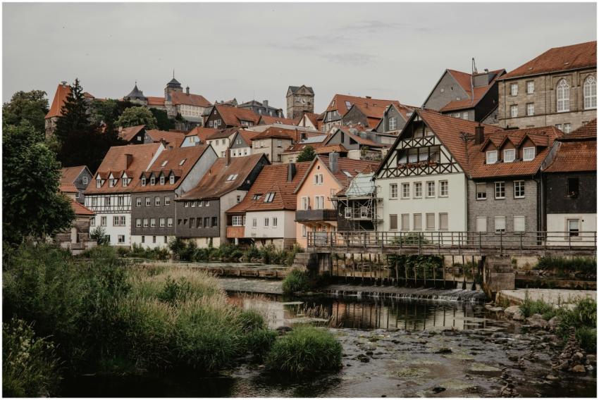 Charming village in Germany showcasing traditional