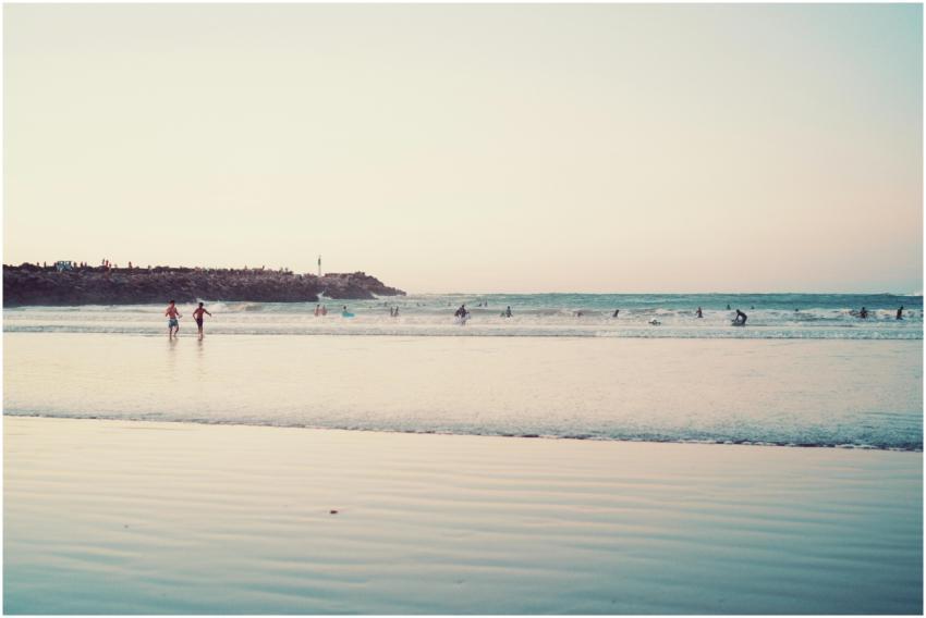 Beach Sunset People Calm