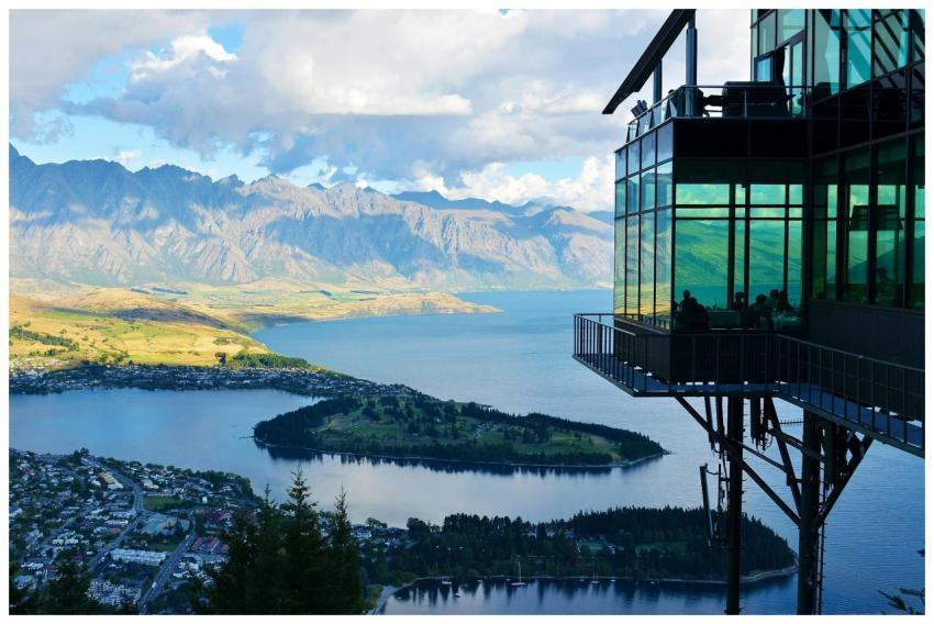 Experience a captivating view of Lake Wakatipu and