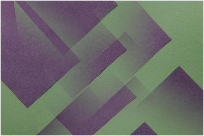 Modern abstract art with layered geometric shapes