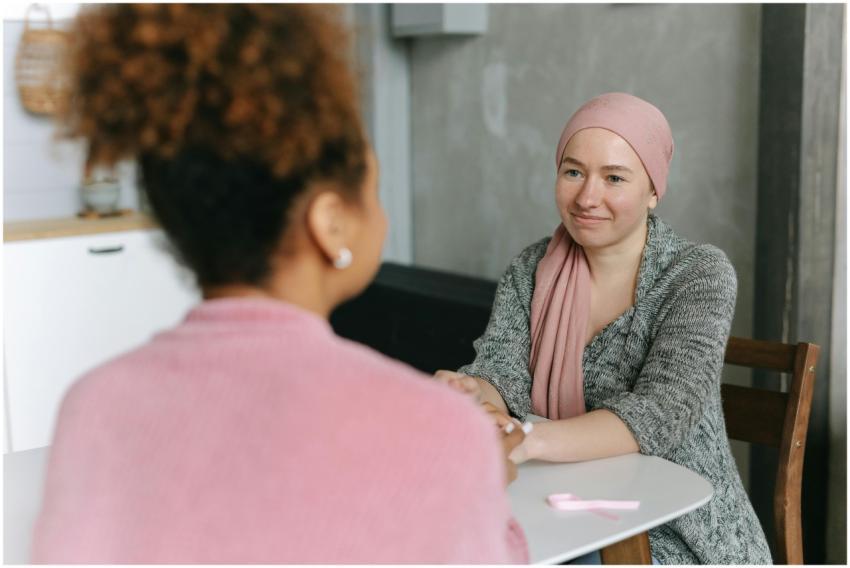 Two women sharing a supportive moment, symbolizing