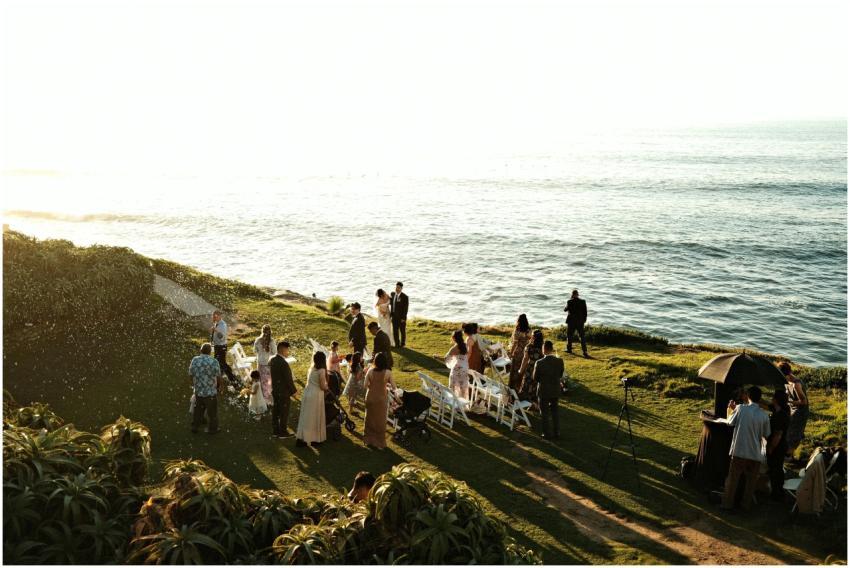 Seaside Wedding Ceremony Sunset