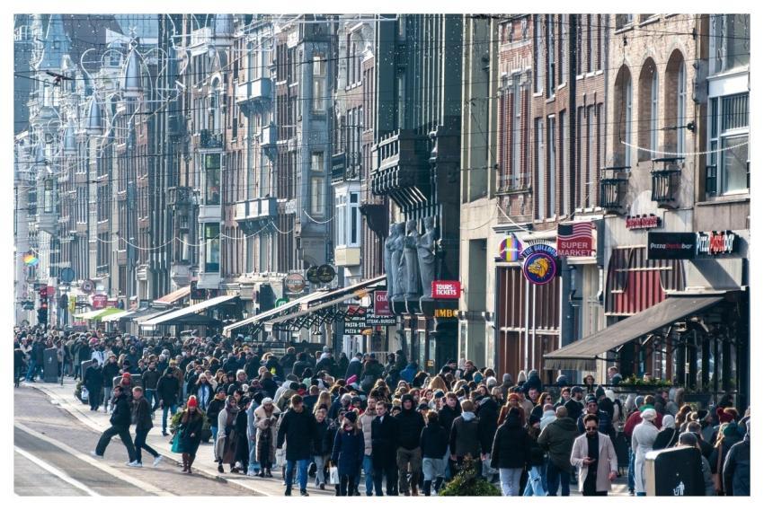 Street People Pedestrians Amsterdam