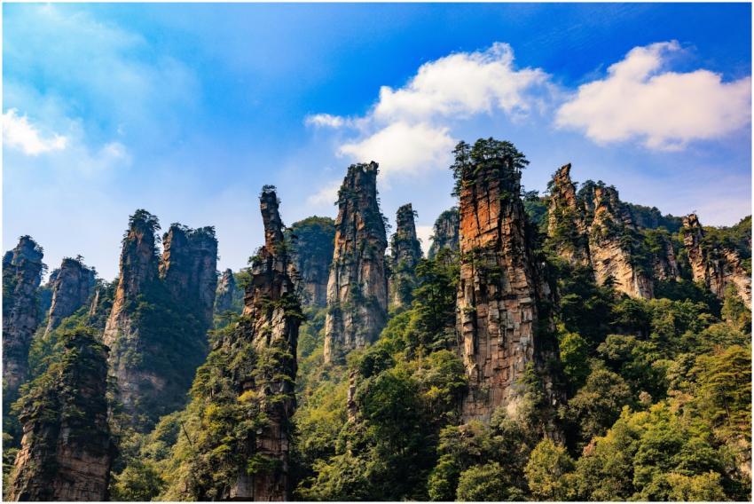 Majestic Zhangjiajie Stone Pillars