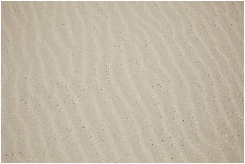Top view of empty dry plain surface of beach cover