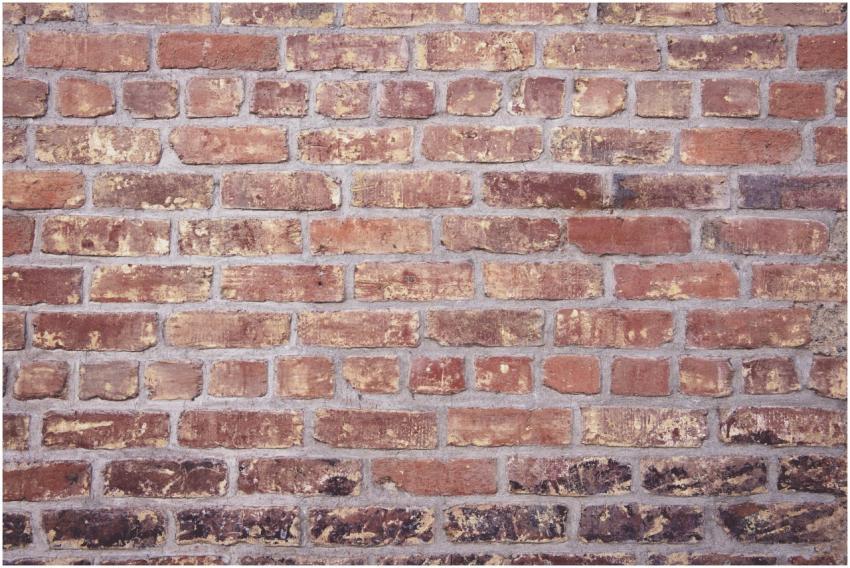 High-quality image of a classic red brick wall, pe