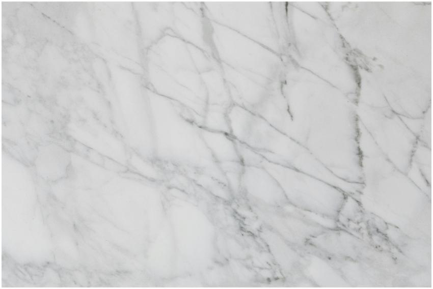 Detailed close-up of white marble texture showcase