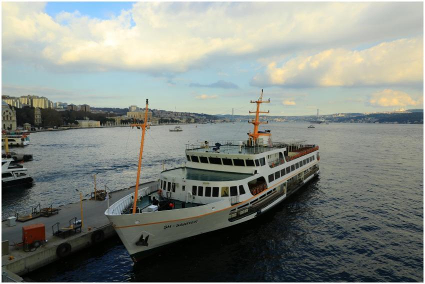 Passenger Ferry Docked Istanbul