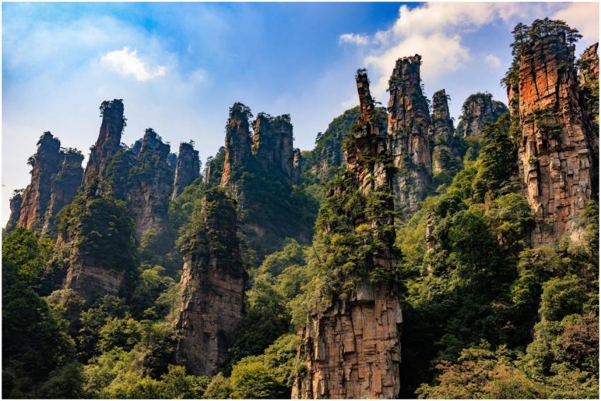 Majestic Zhangjiajie Stone Pillars