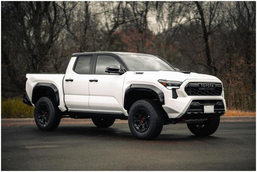 Stylish White Pickup Truck