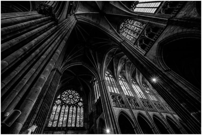 Explore the intricate details of a gothic cathedra