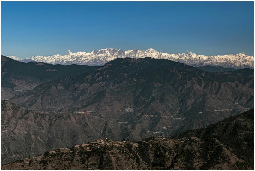 Himalayan range mountains view