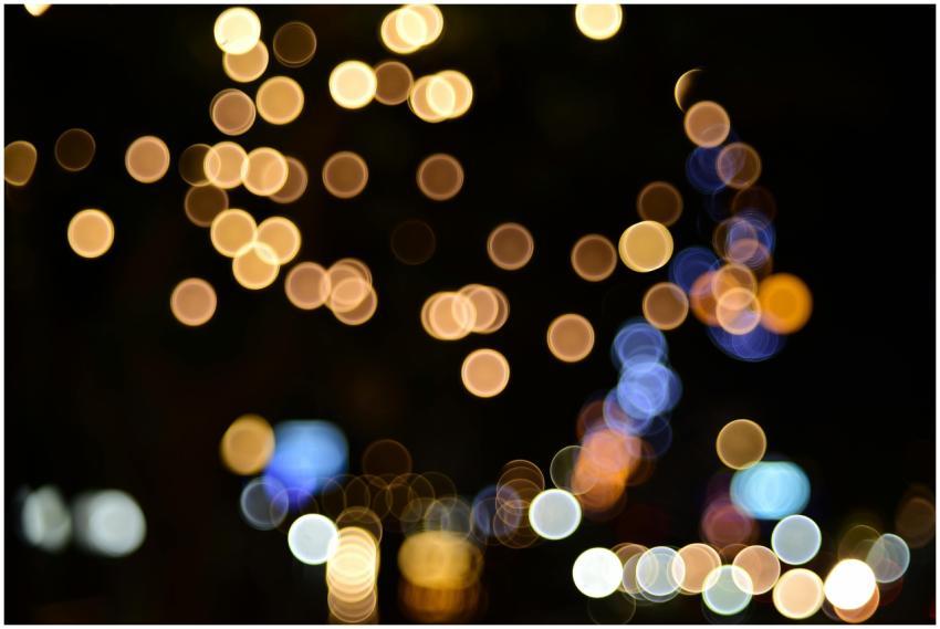 Abstract Bokeh City Lights