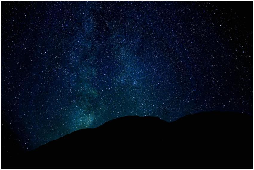 A stunning view of the star-filled night sky with