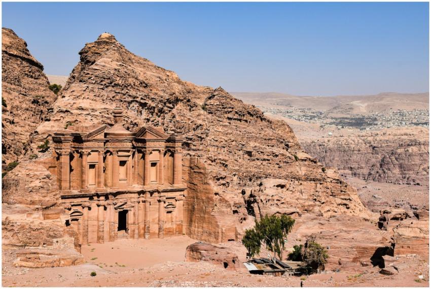 Explore the ancient rock-carved Monastery in Petra