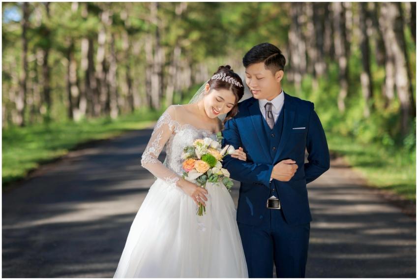 Elegant Couple Walking Sunlit
