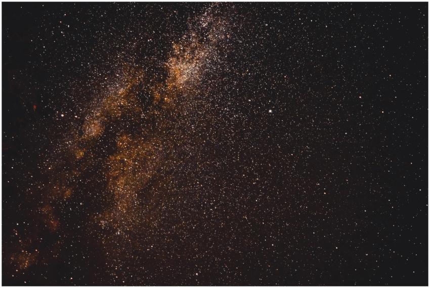 Beautiful view of a starry night sky captured in M