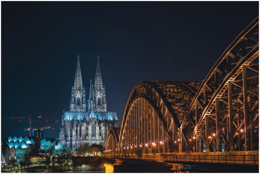 A stunning view of Cologne Cathedral with the Hohe