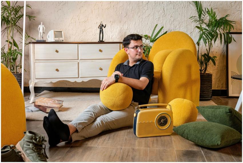 Modern Living Room Man