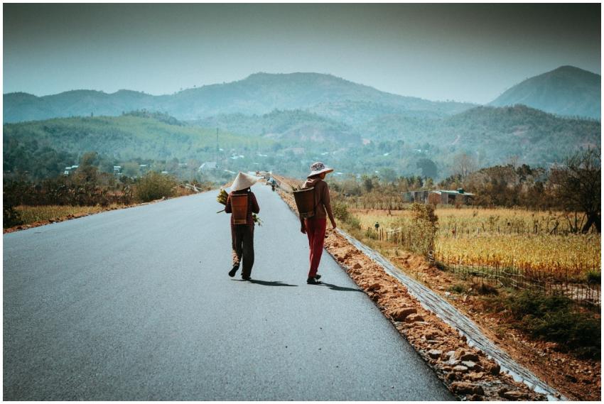 Rural Vietnamese Landscape Farmers