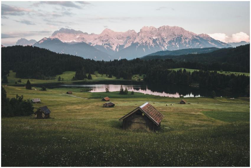 Explore the serene Bavarian landscape in Krün, Ger