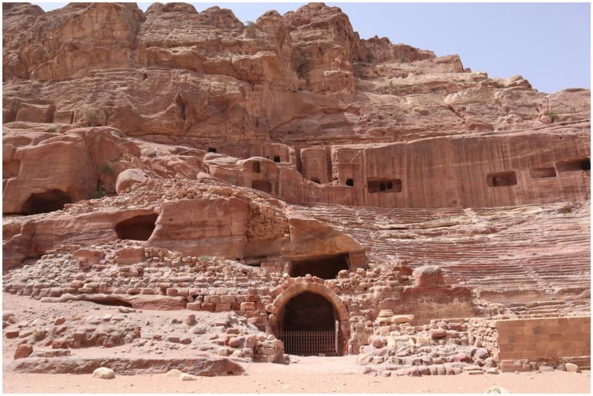 Explore the iconic sandstone rock-carved structure