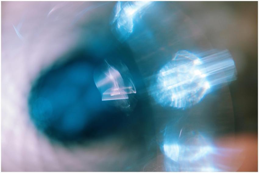 Captivating abstract blur with soft blue tones and