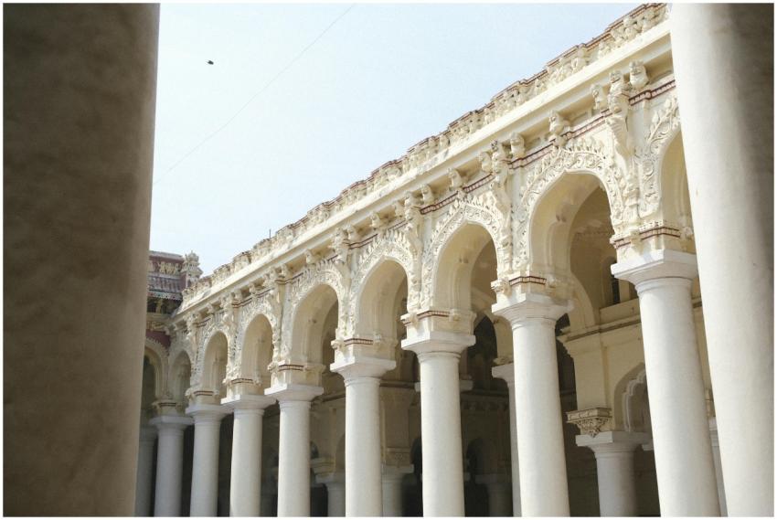 Elegant architectural design with intricate arches