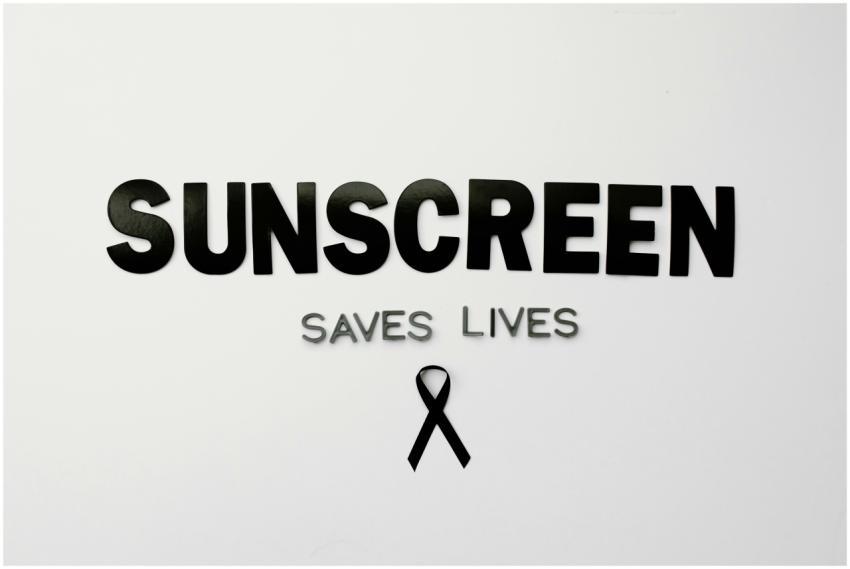 Promoting skin cancer awareness with the message '