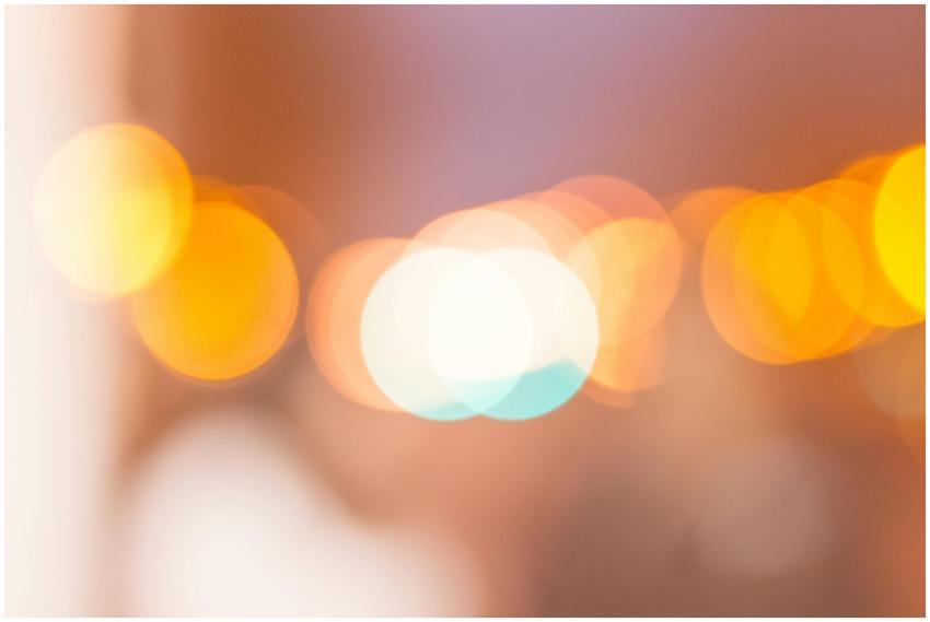 A soft-focus abstract image with warm bokeh lights