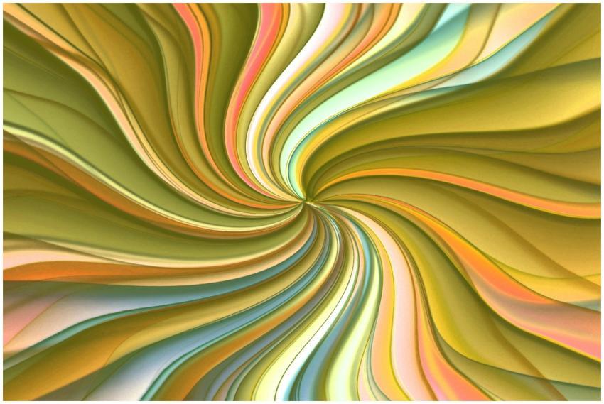 Vibrant abstract swirl pattern with bright colors