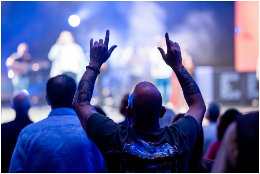 Excited Audience Live Music