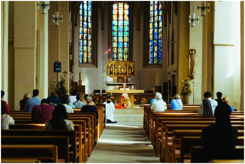 Interior Church Stained Glass