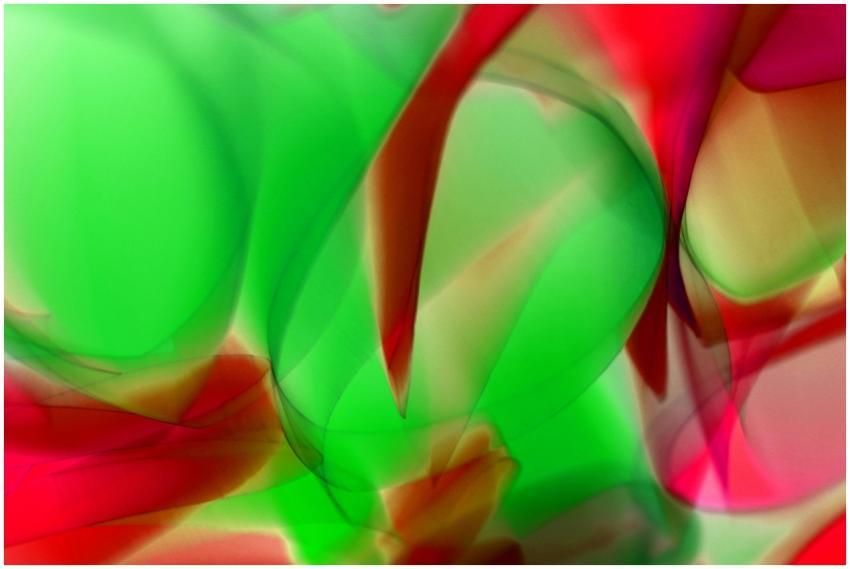 Colorful abstract art featuring dynamic wavy patte
