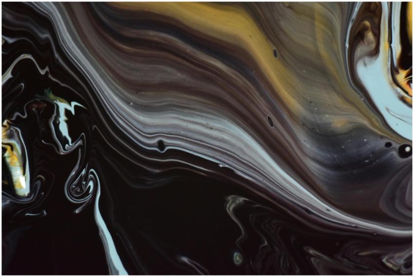 Swirling fluid art with earthy tones and smooth te