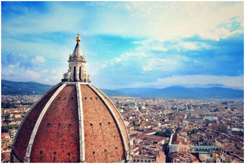 Stunning aerial view of the iconic Florence Cathed