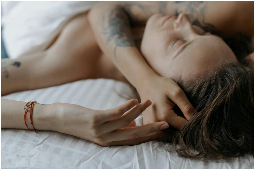 A serene moment of a couple embracing each other w