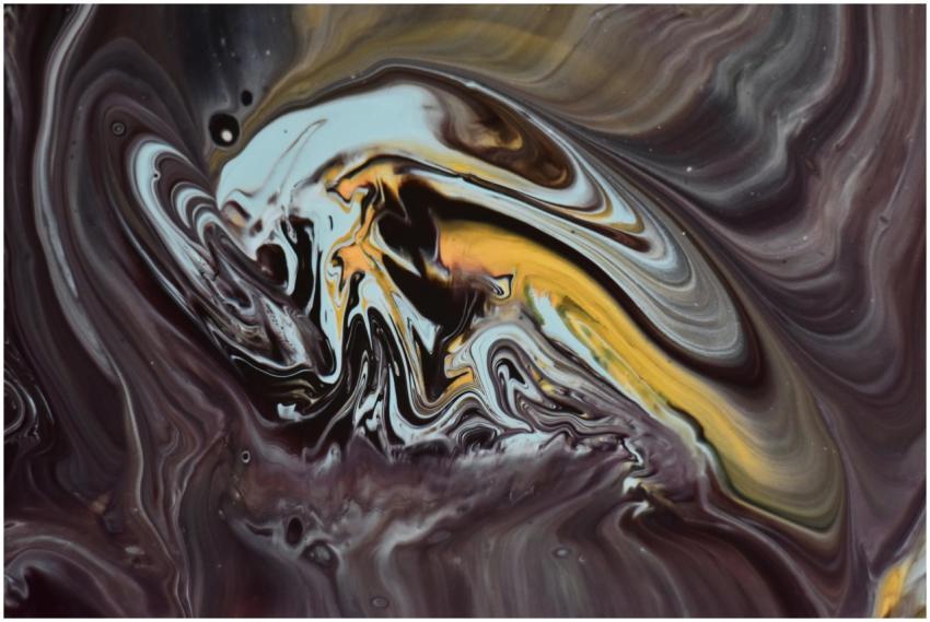 Vibrant abstract fluid art with swirling colors an