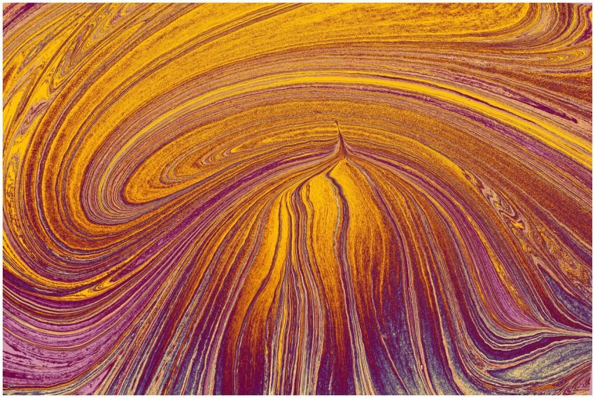 Colorful swirl design with vivid abstract paint. P